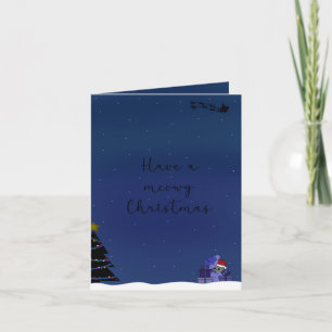 Kerstkaart ‘cats’ kaart