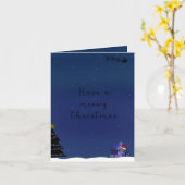 Kerstkaart ‘cats’ kaart (Gele Bloem)