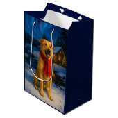 Kerstkaart Chinook Medium Cadeauzakje (Voorkant Gekanteld)