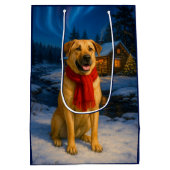 Kerstkaart Chinook Medium Cadeauzakje (Achterkant)