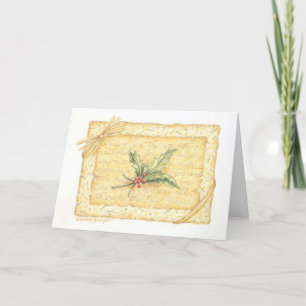 kerstkaart Christelijke cadeaukaart voor afgeslote Feestdagen Kaart