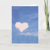 KERSTKAART: Cloud Heart_ Card Kaart (Voorkant)