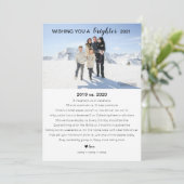 Kerstkaart Covid, Kerstkaart Quarantaine Aankondiging (Staand voorkant)