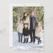 Kerstkaart Covid, Kerstkaart Quarantaine Aankondiging (Achterkant)