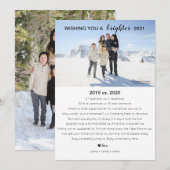 Kerstkaart Covid, Kerstkaart Quarantaine Aankondiging (Voorkant / Achterkant)