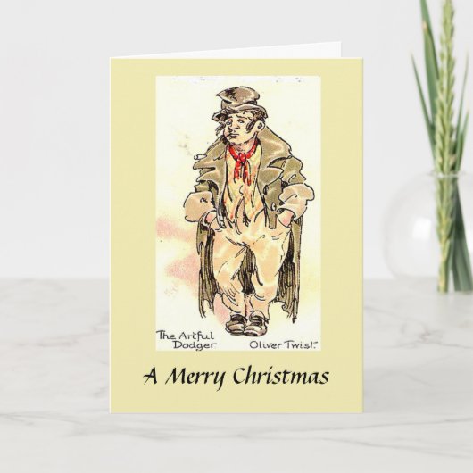 Kerstkaart - De Artful Dodger Kaart (Voorkant)