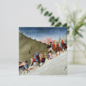 Kerstkaart 'De reis van de Wijzen' (Staand voorkant)