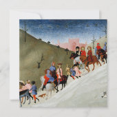 Kerstkaart 'De reis van de Wijzen' (Voorkant)