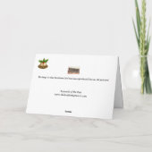 kerstkaart - de stad Birmingham Feestdagen Kaart (Achterkant)