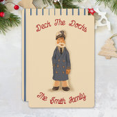 Kerstkaart Deck The Docks