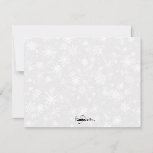 Kerstkaart die - al manier lachen (Achterkant)