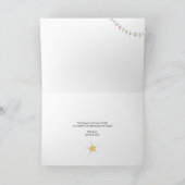 Kerstkaart Dieren versieren een boom Kaart (Binnen)