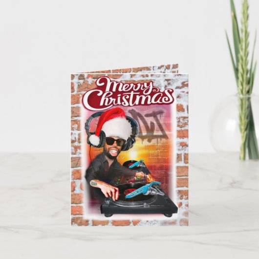 kerstkaart DJ SWAG Kaart (Voorkant)