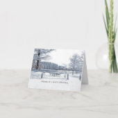 kerstKaart/ "Dream'n of a White Kerstmis" Feestdagen Kaart (Voorkant)