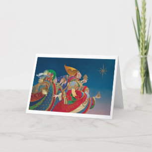 Kerstkaart - Drie Wijzen Feestdagen Kaart