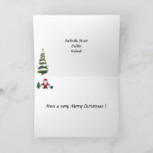 Kerstkaart - Dublin, Ierland Feestdagen Kaart (Binnen)