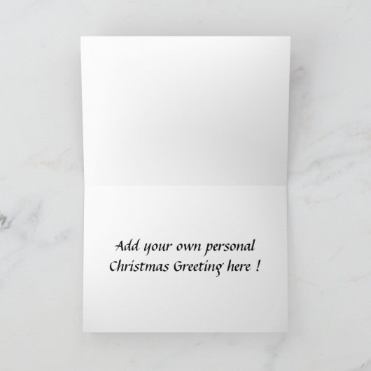 Kerstkaart - Edinburgh Feestdagen Kaart (Binnen)