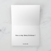 KerstKaart - Een Schotse collie Feestdagen Kaart (Binnen)