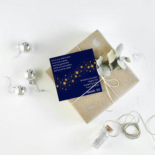 Kerstkaart: een Zoon wordt ons gegeven Feestdagenkaart