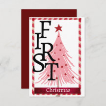 kerstkaart eerste kerstkerkerst