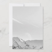 Kerstkaart - Elegant Black en White #1 (Achterkant)