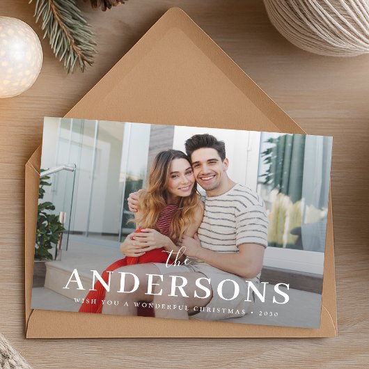 Kerstkaart | Elegant Kerstpaar