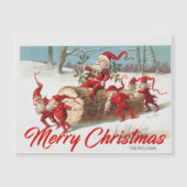  kerstkaart en winterkerstkaart (Voorkant)