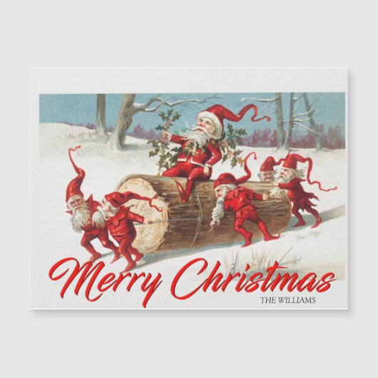 kerstkaart en winterkerstkaart (Voorkant)