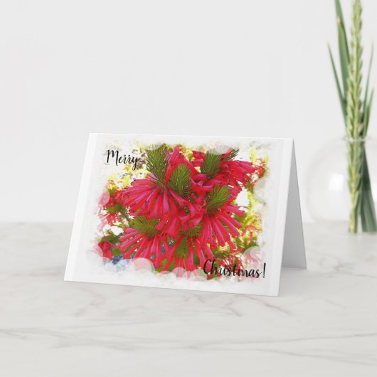 Kerstkaart - Erica Bloemen Kaart (Voorkant)