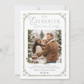 Kerstkaart Evergreen Social Club (Voorkant)
