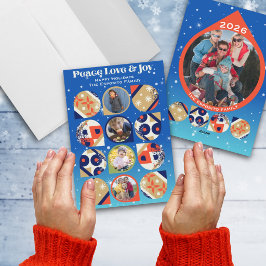 Kerstkaart Extra Grote Ornamenten
