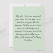 Kerstkaart Familie Foto Kaart (Achterkant)