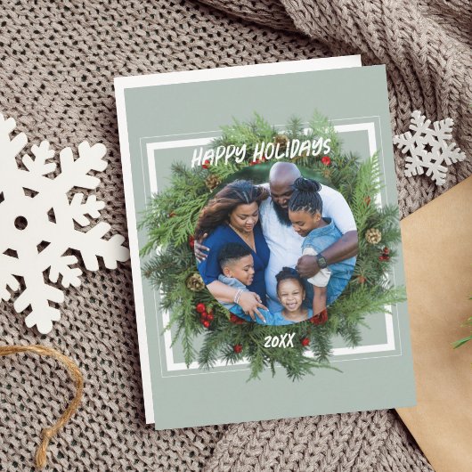 Kerstkaart Familie Met Eigen Tekst Sjabloon