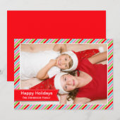 kerstkaart feestdag banner (Voorkant / Achterkant)