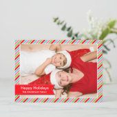 kerstkaart feestdag banner (Staand voorkant)