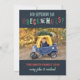 kerstkaart, feestdag fotokaart, grappig feestdagenkaart