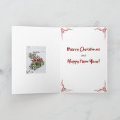 kerstkaart - feestdag met kaartje kaart (Binnen)