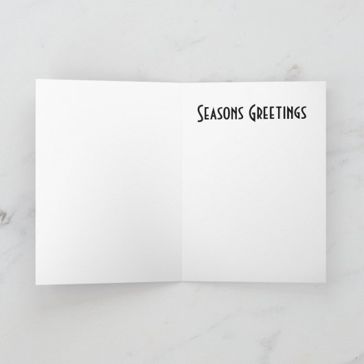 kerstkaart feestdagen kaart (Binnen)