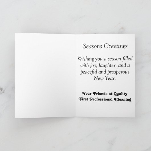 kerstkaart feestdagen kaart (Binnen)