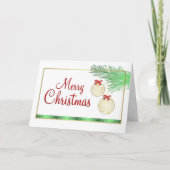 kerstkaart feestdagen kaart (Voorkant)