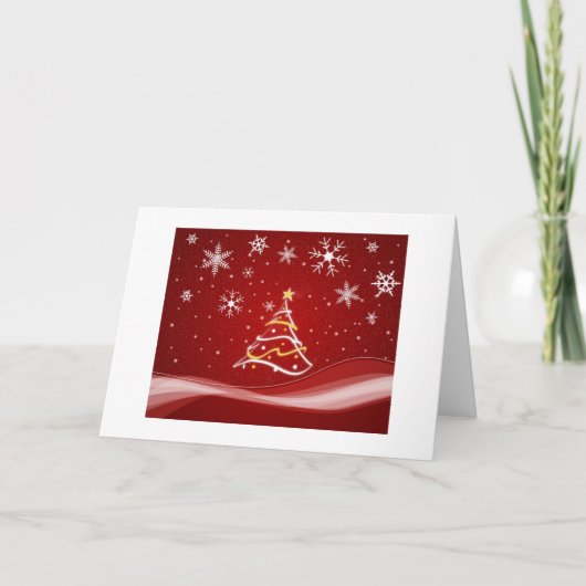 kerstkaart feestdagen kaart (Voorkant)