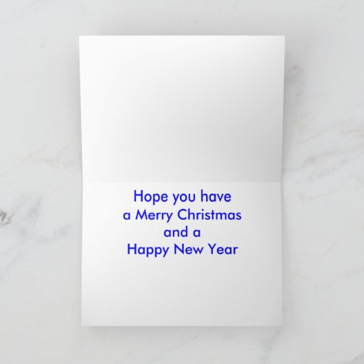 kerstkaart feestdagen kaart (Binnen)