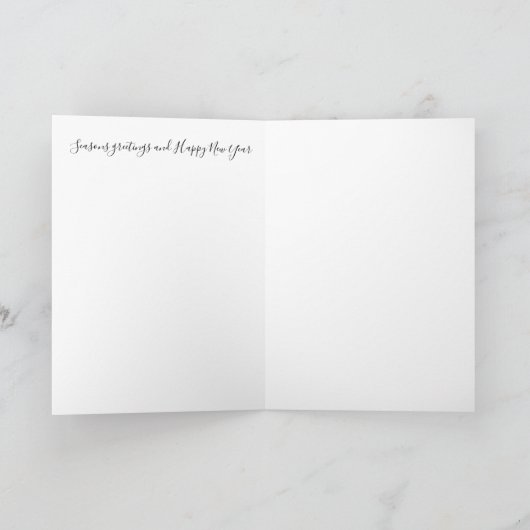 Kerstkaart Feestdagen Kaart (Binnen)