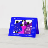 Kerstkaart Feestdagen Kaart (Voorkant)