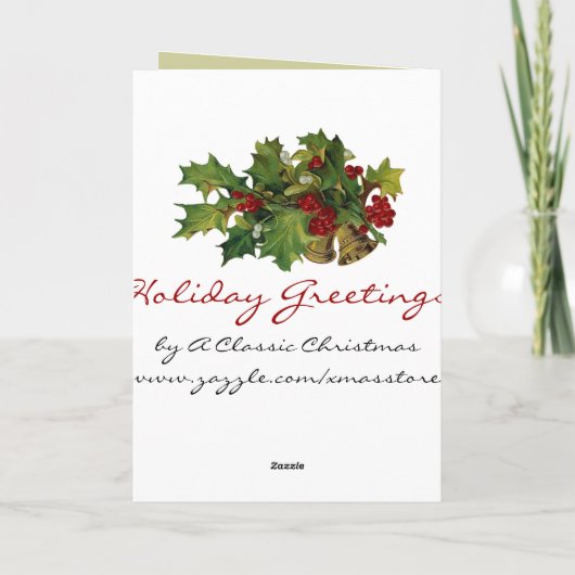  kerstKaart Feestdagen Kaart (Achterkant)