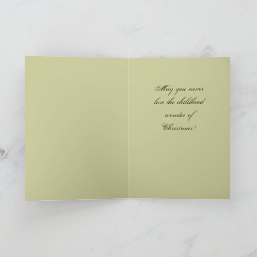  kerstKaart Feestdagen Kaart (Binnen)