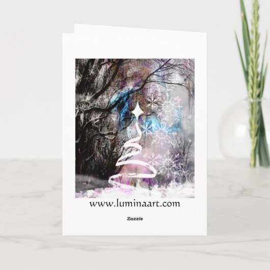 Kerstkaart Feestdagen Kaart (Achterkant)