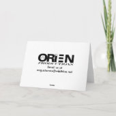 kerstkaart feestdagen kaart (Achterkant)