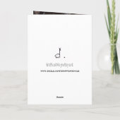 Kerstkaart Feestdagen Kaart (Achterkant)