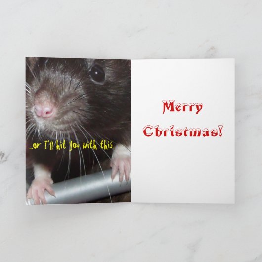 Kerstkaart Feestdagen Kaart (Binnen)